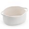 Cute Woven Storage Basket with Handle, Container for Gifts Empty, Decorative Organizer Bins Box for Pet Dog Toys Baby Essentials Snack Diaper Towel